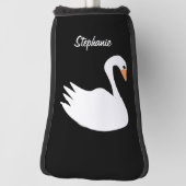 White Swan Design Golf Headcover (Rotieren 90)
