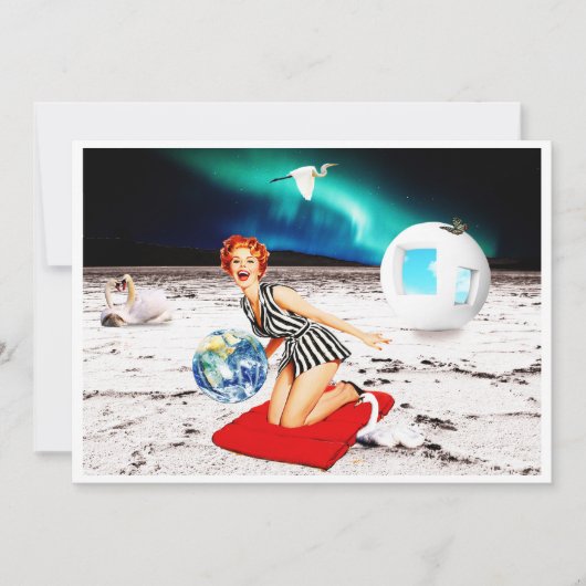 White Swan Einladung (Vorderseite)