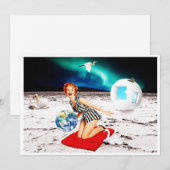 White Swan Einladung (Vorne/Hinten)