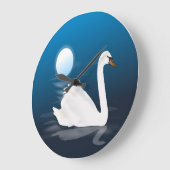 WHITE SWAN GROßE WANDUHR (Winkel)