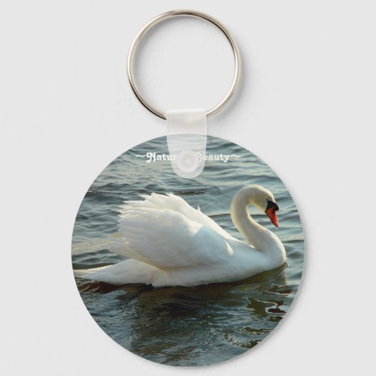 White Swan Key-Kette Schlüsselanhänger (Vorderseite)