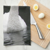 White Swan Kitchtuch Handtuch (Viertel Falte)