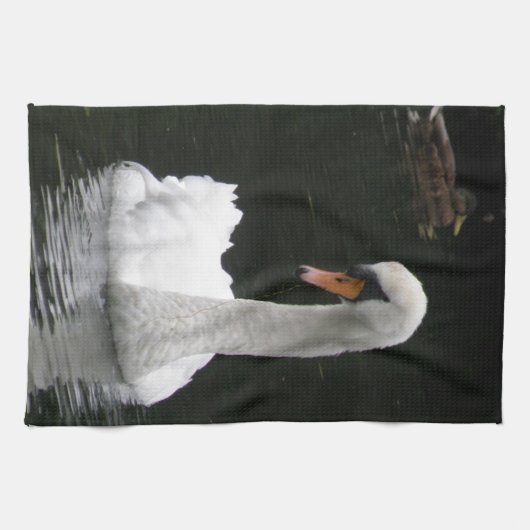 White Swan Kitchtuch Handtuch (Horizontal)