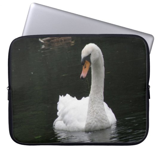 White Swan Laptop Sleeve (Vorderseite)