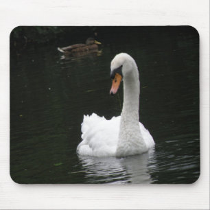 White Swan Mousepad
