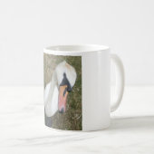 White Swan Nah-Up auf einer Tasse (VorderseiteRechts)