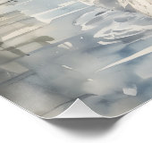 White Swan no 16 Glossy Poster (Ecke)