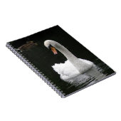 White Swan-Notebook Notizblock (Rechte Seite)