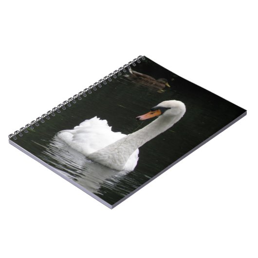 White Swan-Notebook Notizblock (Linke Seite)