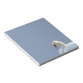 White Swan Notepad Notizblock (angewinkelt)