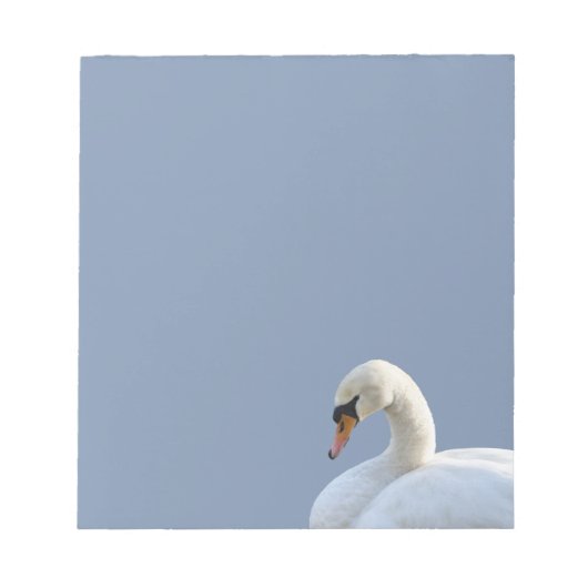 White Swan Notepad Notizblock (Vorderseite)