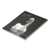 White Swan Notepad Notizblock (Rotiert)