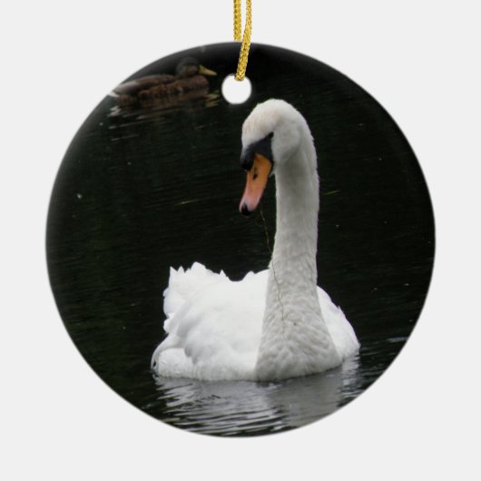 White Swan Ornament (Vorne)