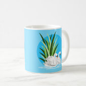 White Swan Pair Kaffeegenuss Tasse (VorderseiteRechts)