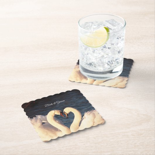 White Swan Paper Untersetzer (Vor Ort)