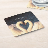 White Swan Paper Untersetzer (angewinkelt)