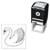 White Swan Permastempel (Beispiel)