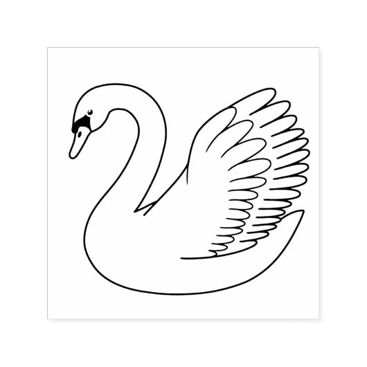 White Swan Permastempel (Design)