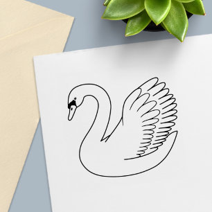 White Swan Permastempel