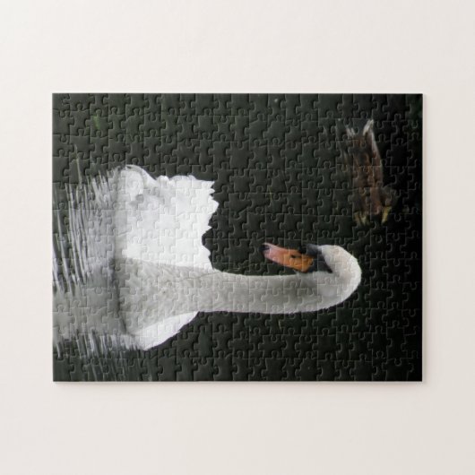 White Swan Puzzle (Horizontal)