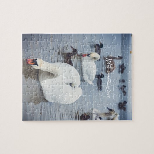 White Swan Puzzle (Horizontal)