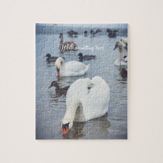 White Swan Puzzle (Vertikal)