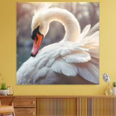 *~* White Swan SC1 Nah up Leinwanddruck (Insitu (Wohnzimmer))