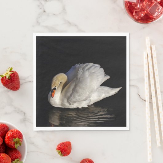 White Swan Serviette (Beispiel)