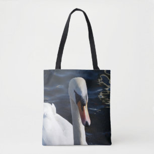 White Swan Tote Bag Tasche