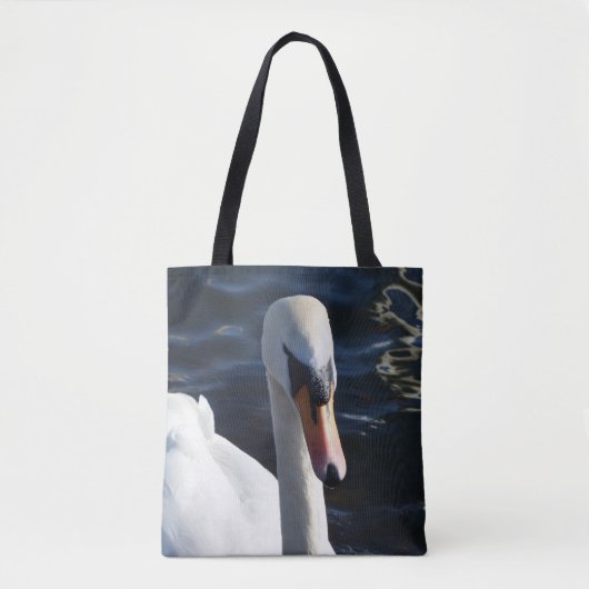 White Swan Tote Bag Tasche (Vorderseite)