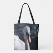 White Swan Tote Bag Tasche (Rückseite)