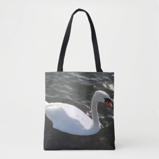 White Swan Tote Bag Tasche (Vorderseite)