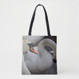 White Swan Tote Bag Tasche