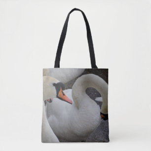 White Swan Tote Bag Tasche