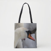 White Swan Tote Bag Tasche (Vorderseite)
