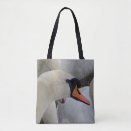 White Swan Tote Bag Tasche