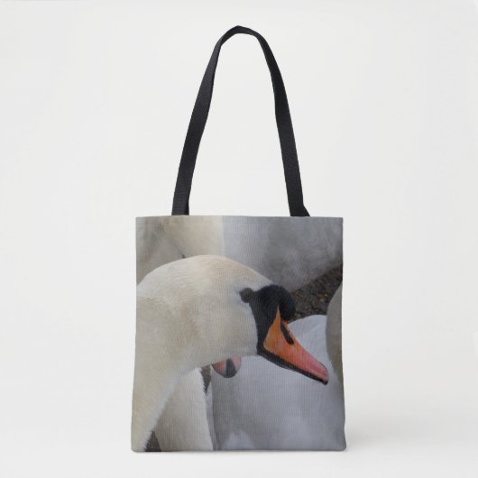 White Swan Tote Bag Tasche (Vorderseite)