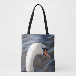 White Swan Tote Bag Tasche