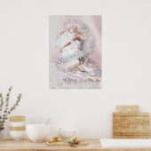 White Swan und Friend Poster (Küche)