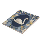 White Swan William Morris Stil Direkt gegenüber Bi Fliese (Seite)