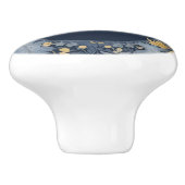 White Swan William Morris Stil Direkt gegenüber Bi Keramikknauf (Seitenansicht)