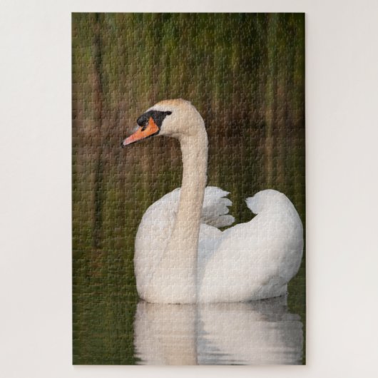 White swan (witte zwaan) puzzle (Vertikal)