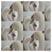 White Swans Fabric Stoff (Muster)