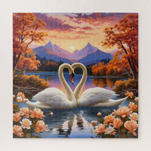 White Swans Puzzle (Vertikal)