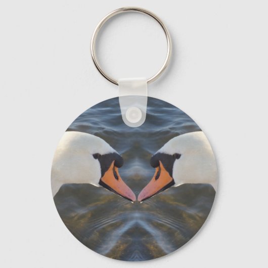 White Swans Schlüsselanhänger (Vorderseite)