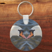 White Swans Schlüsselanhänger (Vorderseite)