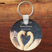 White Swans Schlüsselanhänger (Vorderseite)