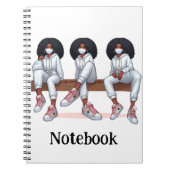 White Swesuit-Notebook Notizblock (Vorderseite)