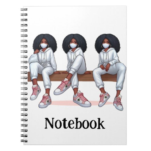 White Swesuit-Notebook Notizblock (Vorderseite)