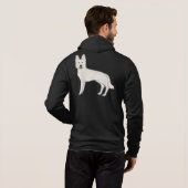 White Swiss Shepherd Berger Blanc Suisse Niedlich  Hoodie (Schwarz voll)